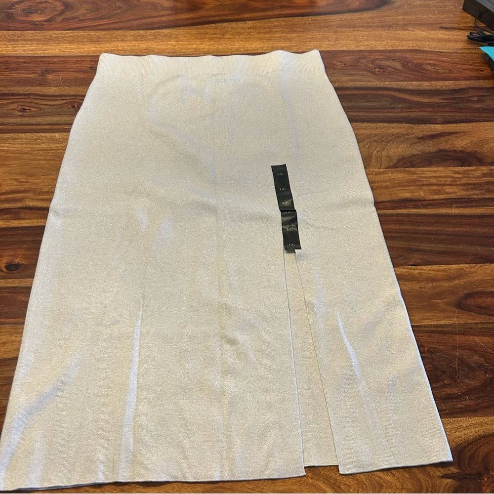 Banana Republic Elegant Cream Knitted Women's Skirt